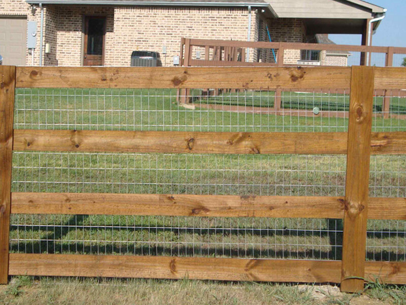 Cross Roads Texas Ranch Rail Fence Company