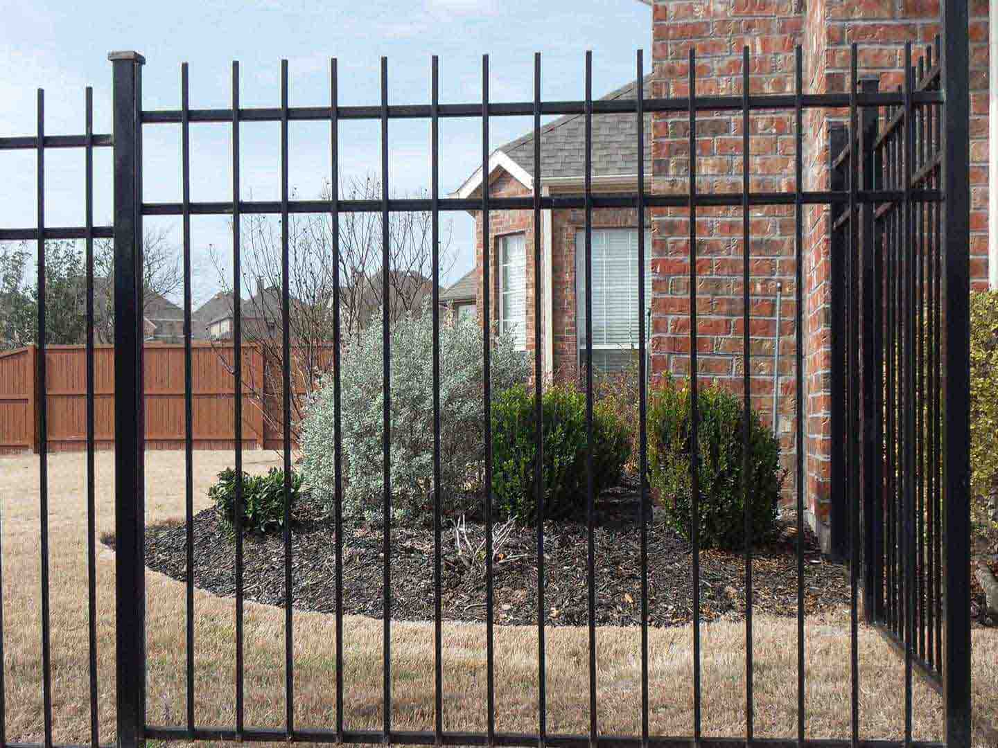 North Texas Ornamental Iron Fence