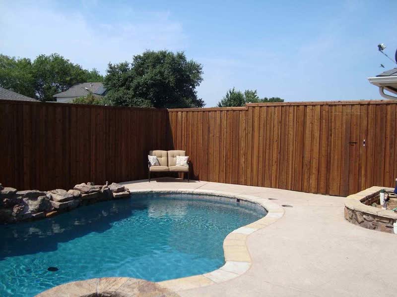 Pool Fence Example in Irving Texas